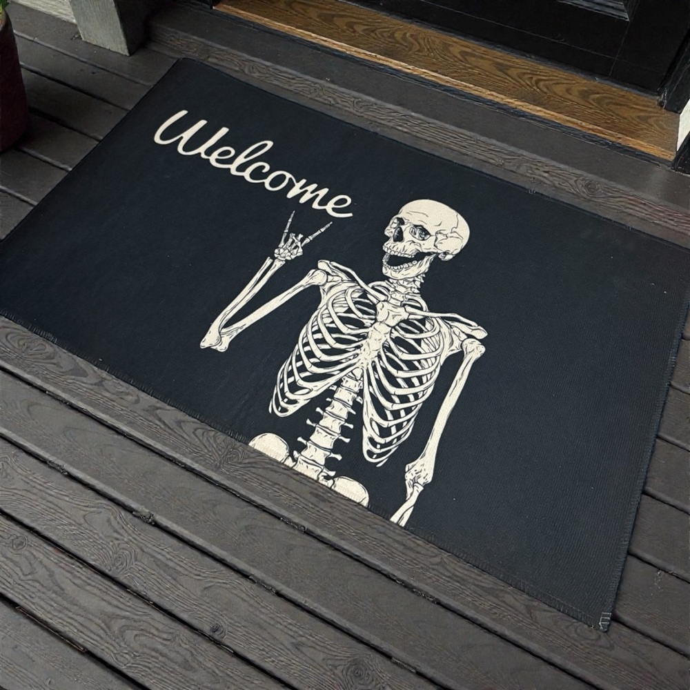 Skeleton Welcome Doormat
